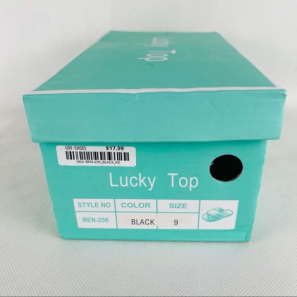 Lucky Top, fluffy Slides size: 9 girls - Picture 8 of 11